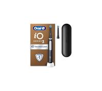 Oral-B iO3 Electric Toothbrush, 2 Toothbrush Heads, Pressure Sensor, Toothbrush for Adults with Travel Case, Gift Ideas for Him/Her, Matt Black