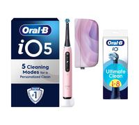 Oral-B iO5 Blush Pink Electric Toothbrush + Travel Pouch