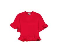 Ioana Ciolacu Peony ruffled jersey top - Red S-XL