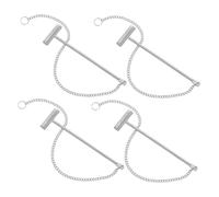 IOBIDDYS 4pcs Fire Extinguisher Mallet with Ergonomic Grip Emergency Button Hammer Glass Breaker Safety Tool for Fire Hydrant Alarm Box Compact Design