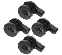 IOBIDDYS 4pcs Plastic Toilet Door Locks with Privacy Indicator and Easy Installation for Schools and Single Stall Public Restrooms, Public Toilet Partition Lock