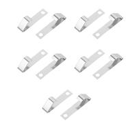 IOBIDDYS AAA Batteries Metal Contact Plate 10Pcs Steel Silver for Clocks, Easy Installation for Battery-Powered Appliances
