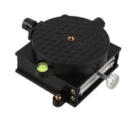 IOBIDDYS Aluminium Alloy Jack Stand Lifting Platform with Versatile Functionality and High Accuracy, Portable Lab Lift Table Stand for Laboratory Use, Black Colour