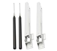 IOBIDDYS Automatic Roof Vent Opener and Multi Window Synchronization for Greenhouse Window 2 Sets with Solar Powered Galvanized Sheet Material , Suitable for Large Scale Commercial