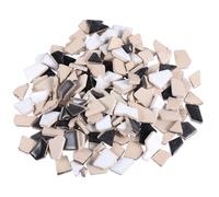 IOBIDDYS Ceramic Tile Glazed Assortment with Irregular Shape for DIY Mosaic Tiles Craft Projects Featuring Sturdy Ceramics Material and Convenient to Use for Creative Family Arts