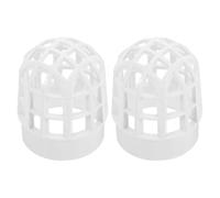 IOBIDDYS Downspout Gutter Mesh Guard 2Pcs Plastic Waterproof Leaf Filter for Roof Drain Protection Outdoor