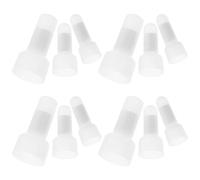 IOBIDDYS Insulated Electrical Wire End Caps with Closed End Design, Versatile Protective Pvc and Aluminum Alloy Crimp Terminal Caps for Secure Connection in Commercial and Industrial
