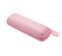 IOBIDDYS Lightweight Pink Travel Toothbrush Case with Nylon and Lint Material, Dustproof Electric Toothbrush Carrier Bag for Outdoor and Travel Use