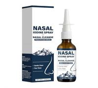 Iodine Nasal Spray, 60mll Nasals Iodine Spray Cleanses & Refreshes Your Nasal Passages, Sinus Relief & Nasals Health, for Women Men