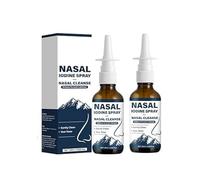 Iodine Nasal Spray,Cleanses & Refreshes Your Nasal Passages,Natural Mineral Formula,Nasals CleanseNasals Cleanse (2 pcs)