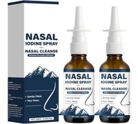 Iodine Nasal Spray, Nasal Iodine Spray, Cleanses & Refreshes Your Nasal Passages - 60ml (2)