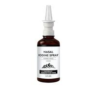 Iodine Nasal Spray, Natural Ingredient, 60ml, Moisturizing Nose Spray, Nasal Hygiene Mist, Gentle Formula, Suitable for Men, Women, and Elderly