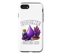 IODINE SAVED ME Important Mineral Thyroid Function Wellness Case for iPhone SE (2020) / 7/8