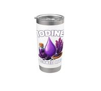 Iodine Saved ME Important Mineral Thyroid Function Wellness Stainless Steel Insulated Tumbler