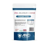 Iodine & Selenium with Zinc Power Trio Minerals Supplement Tablets | Reduction of Tiredness & Fatigue | Supplements for Men & Women (365)