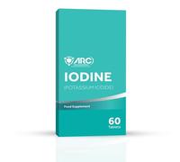 Iodine Supplement Tablets 400mcg High Strength Potassium Iodide - Non-GMO & Gluten-Free Iodine Supplement - Trace Mineral - UK Made (60)