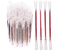 Iodophor Disposable Cotton Swab, 100pcs Individually Wrapped Iodine Cotton Stick with Double-Headed for Home Outdoor Travel Sports Emergency Use