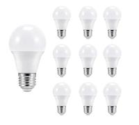 IOEDHW 10 Pack 24W E27 LED Bulbs, Equivalent 150W-180W Incandescent, White Light 6000K 2400LM E27 Light Bulb, Non-dimmable, 180° Energy Saving Lamp For Shop, Garage, Warehouse, Garden
