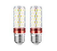 IOEDHW 2/10 Pack E27 LED Corn Bulbs 16W Equivalent To 120W Incandescent Bulb, E27 Three-color Light Change, E27 Energy Saving Bulb, E27 Led Corn Bulbs For Home Lighting, No Flicker, No Dimmable, 1600L