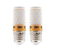 IOEDHW 2 Pack E27 LED Light Bulb, 16W Energy-saving LED Corn Light,100 Watt Equivalent LED Corn Bulbs Daylight White 6000K LED Corn Lamps AC85-265V 1600LM LED Lights Suitable For Home Indoor Lighting