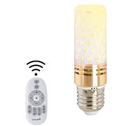 IOEDHW 9W E27 LED Dimmable Corn Light Bulb, 3000K-6500K With Remote Control, Energy-saving Light Source Corn Lamp, Mood Lighting Bulb, 1 Hour Timer, For Living Room Bedroom, Can Control 20 Meters