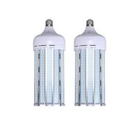 IOEDHW High Power 150W High Brightness E27 2/10 Pack LED Corn Light Bulb 6500K White Light (15,000 Lumen) 100 Lumens Per Watt, Non-dimmable, 360° Beam Angle For Parking, Stadiums, Warehouse & Factory