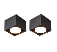 IOEDHW Ultra-Thin Square Spotlight Indoor Surface Mounted Downlight Anti-glare Ceiling Lamps High Brightness Ceiling Down Lighting Anti Rust Fixture Ceiling Spot Lamps For Reading Rooms Living Rooms