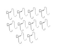 Ioensy 10 Pieces Over The Door Hooks Clothes Hangers Accessory Closet Kitchen Cupboard