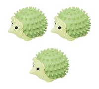Ioensy 3 Catnip Toy Balls for Cats, Wall-Mounted, Hedgehog Shaped, Cute Catnip Balls for Wall, Scratching Posts, green