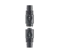 Ioensy Aluminum Alloy Valve Inline Shut Off Ball Stopcock Quick Connect Hose Connector Control Lever Aquarium Water Line Regulator Suitable for Fish Tank Filtration System, 20mm