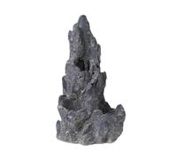 Ioensy Artificial Rock Cave for Reptiles, Landscape Decoration, Garden Ornament, Landscape Model for Bearded Dragons And Turtles, Black