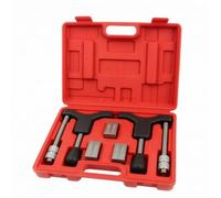 Ioensy Axle Thread Set with Interchangeable Repair Blocks and Molded Storage Case for Straightening Bent Threads on Car Axle Housings Suitable for Garage Use and Mechanics