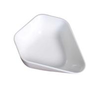 Ioensy Beans Feeder Measuring Plate Bean Vessel Display Tray for Home Use Cafe Hotel, White