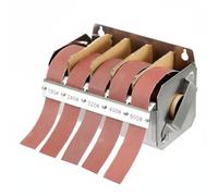 Ioensy Belt Holder Sanding Belt Dispenser Organizer Storage Box System Stainless Steel Construction with 5 Sections for Fast Grit Retrieval Suitable for