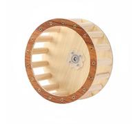 Ioensy Bird Exercise Wheel Parrot Running Wheel Budgie Treadmill Toy Cage Accessory Indoor Rotating Wheel Quiet Performance Wooden and Practical for Cages Suitable for small parrots budgies home use