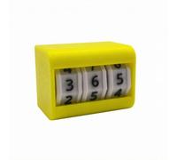 Ioensy Board Desk Box Timekeeper Timer Drum Reminder Number Display Suitable for student office daily routines work tasks, Yellow