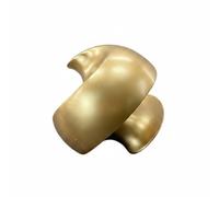 Ioensy Decorative Sculpture Abstract Statue Ornament Figurine Synthetic Resin Artistic Curve With Minimalist Profile And Sl inish suitable for living room workspace study desk foyer, Gold