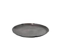 Ioensy Decorative Serving Bowl Centerpiece Bowl Fruit Bowl Bowl with Chic Hammered Surface and Contemporary Home Aesthetic Suitable for Dining Table entryway, Black, 37 37 2cm