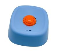 Ioensy Dog Bowl, Feeder, Guard, Slow-falling, Interactive Toy, Non-slip PP, Easy to Clean, Suitable for Indoor Use, Blue