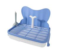 Ioensy Dog Toilet with Urinal, Easy to Clean, Leak, for Small And Medium Dogs, 47cm Blue 14mm