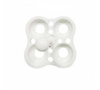Ioensy Egg Steaming Rack Kitchen Tool with Multi-Hole Safe Material Safe Handle High Heat Resistance Suitable for Home Cooking Boiling, Square 4-Hole