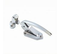 Ioensy Freezer Door Lock Latch Handle Assembly Strike Block Closure Hardware Zinc Alloy Chrome Finish Secure Tight Closure Suitable for Industrial freezers, Large 3-Hole, Style to 3