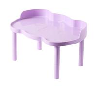 Ioensy Hamster Small Animals Adjustable Height Stable for Food Bowl, Purple