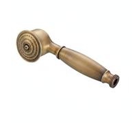 Ioensy Handheld Shower Nozzle Telephone Style Spray Head Rainfall Shower Attachment Copper Build Electroplated Surface Comfortable Handle Suitable for Modern, Antique