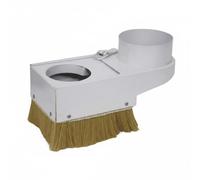 Ioensy Iron Dust Cover CNC Spindle Dust Shoe Brush Attachment with Quick Change Rotary Knob System Suitable for Shops Industrial Workshops , 90MM , New Iron Push-Pull