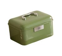Ioensy Lockable Storage Box with Combination Lock and Handle, Ideal for Documents in The Office, Student Residence, Or at, Green