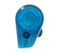 Ioensy Manual Sticker Dispenser Press to Dispense Machine Teaching Aid PP Material Reusable Easy to Use Suitable for Kids Rewards Classroom Student T, Blue