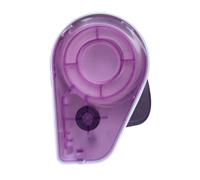 Ioensy Manual Sticker Dispenser Press to Dispense Machine Teaching Aid PP Material Reusable Easy to Use Suitable for Kids Rewards Classroom Student T, Purple