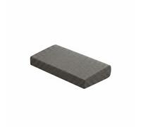 Ioensy Meditation Cushion Pad Wedge Pillow Seat Mat Floor Support With Textured Cover Cotton Linen And Coir For Seated Balance And Focus Suitable for home, Gray