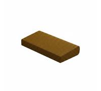Ioensy Meditation Cushion Pad Wedge Pillow Seat Mat Floor Support With Textured Cover Cotton Linen And Coir For Seated Balance And Focus Suitable for home, Brown